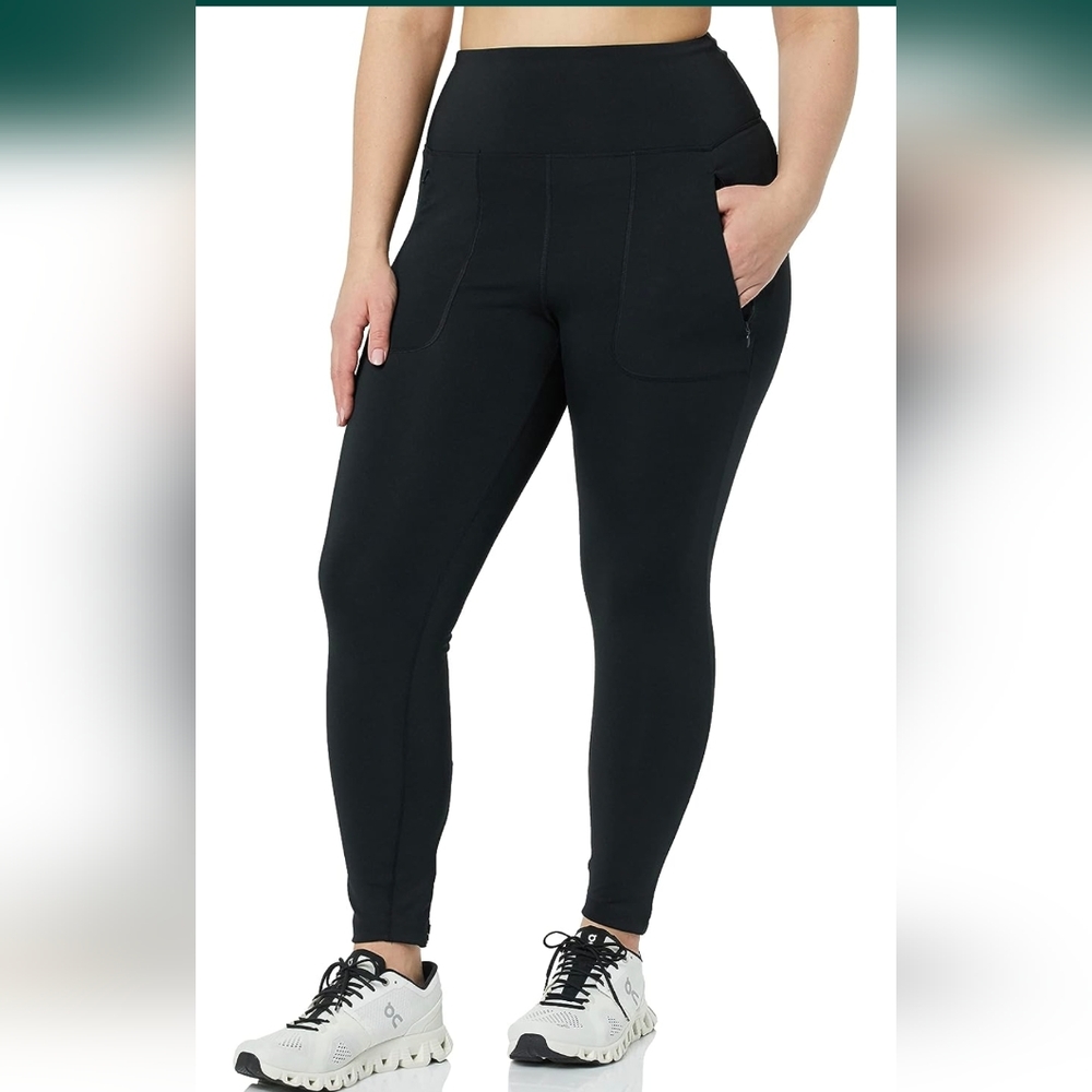Amazon Essentials Women's Everyday Fitness 7/8 Zipped Legging